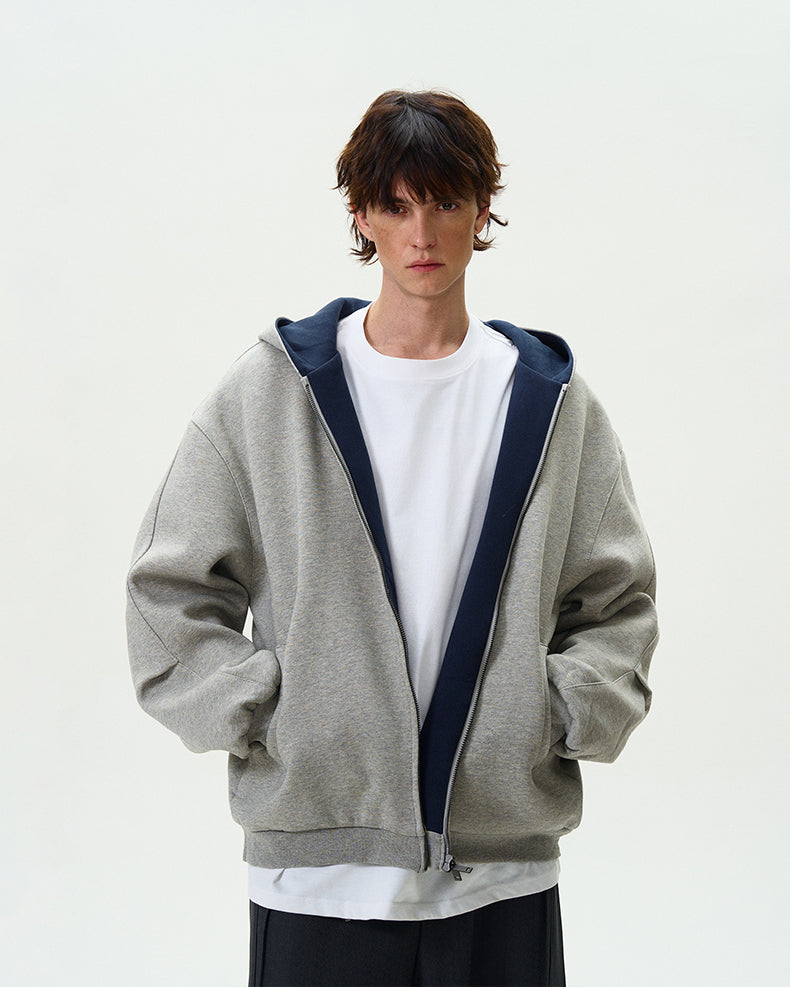 MADWITCH COLOR-BLOCK HOODED SWEATSHIRT #L582