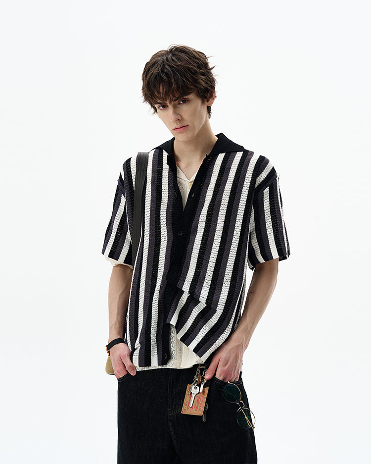 MADWITCH CROCHET KNIT TSHIRT #MFY222