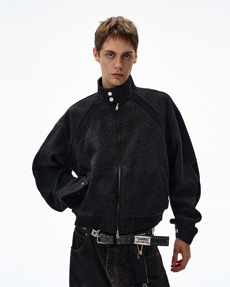 MADWITCH UNISEX VINTAGE MANDARIN COLLAR JACKET #6279