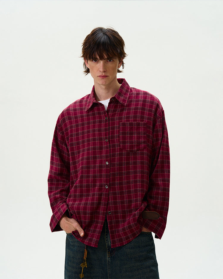 MADWITCH RED COTTON SHIRT #8926