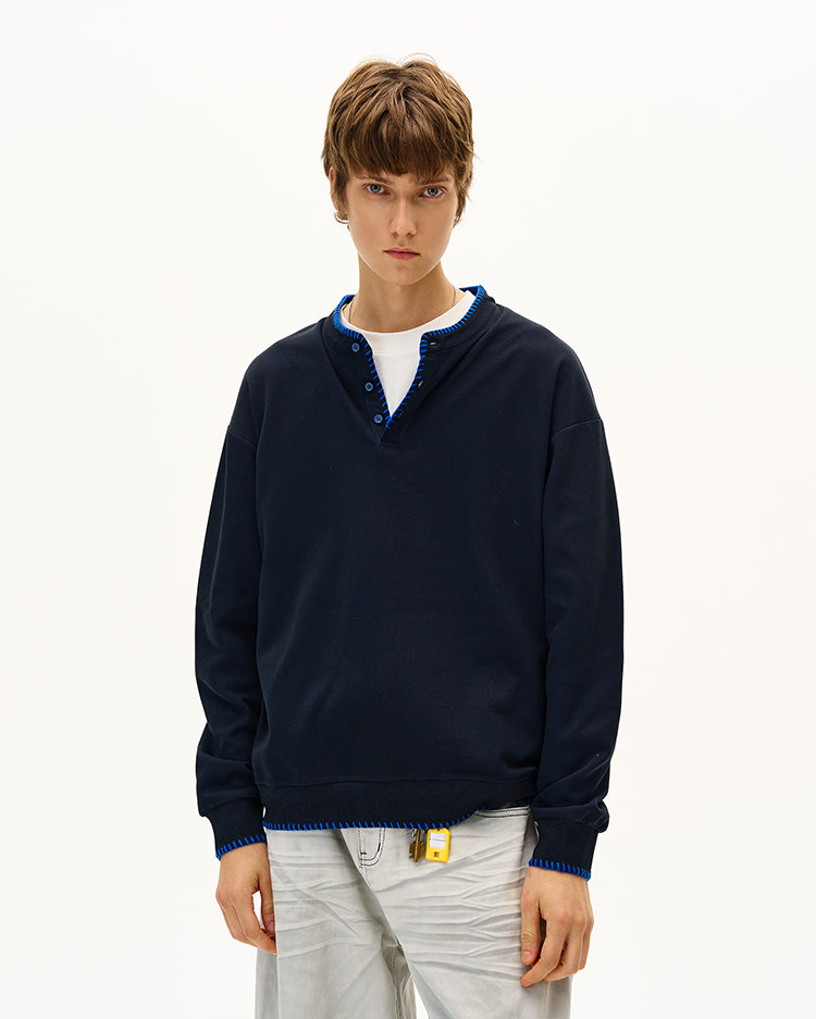 MADWITCH UNISEX RELAXED FIT CASUAL LONG SLEEVE #C258Q25