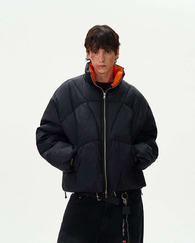 MADWITCH STAND COLLAR WARM PADDED JACKET #MY8895