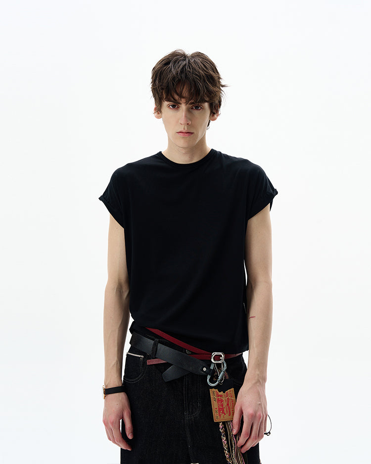 MADWITCH WING-SLEEVE STRUCTURED TEE #27342