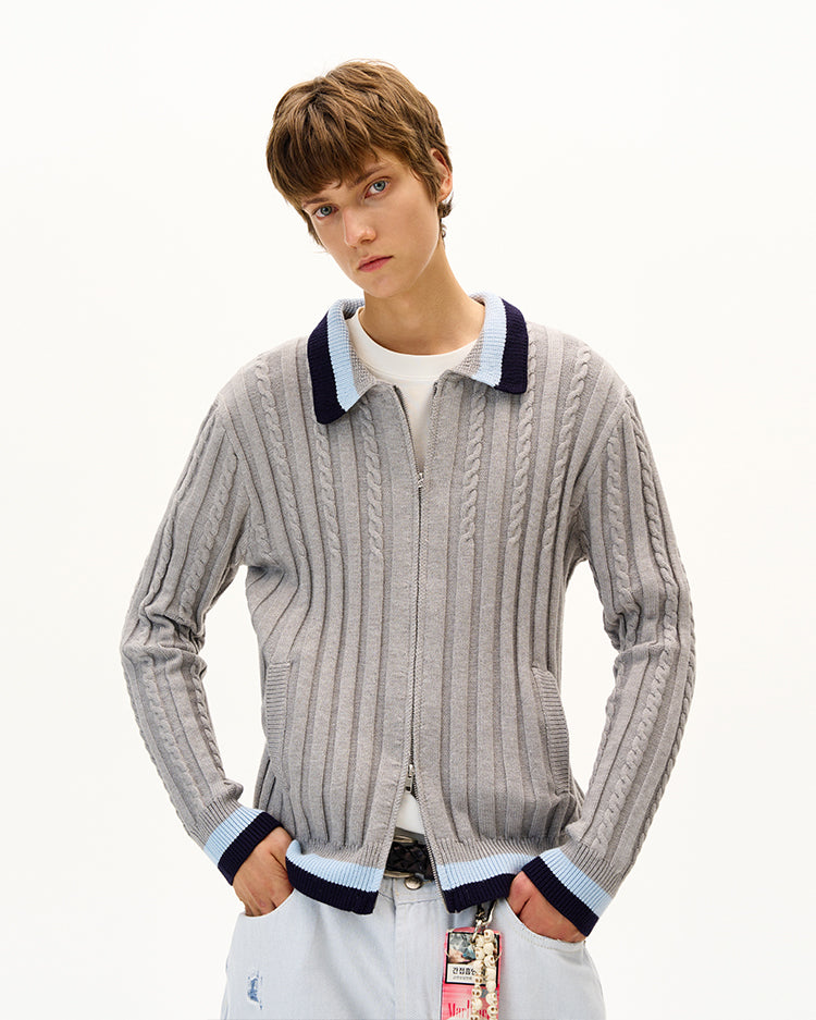 MADWITCH UNISEX KNIT CARDIGAN SWEATER #AK064