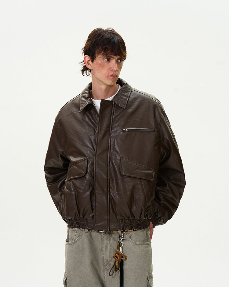 MADWITCH RETRO LEATHER JACKET #RW125