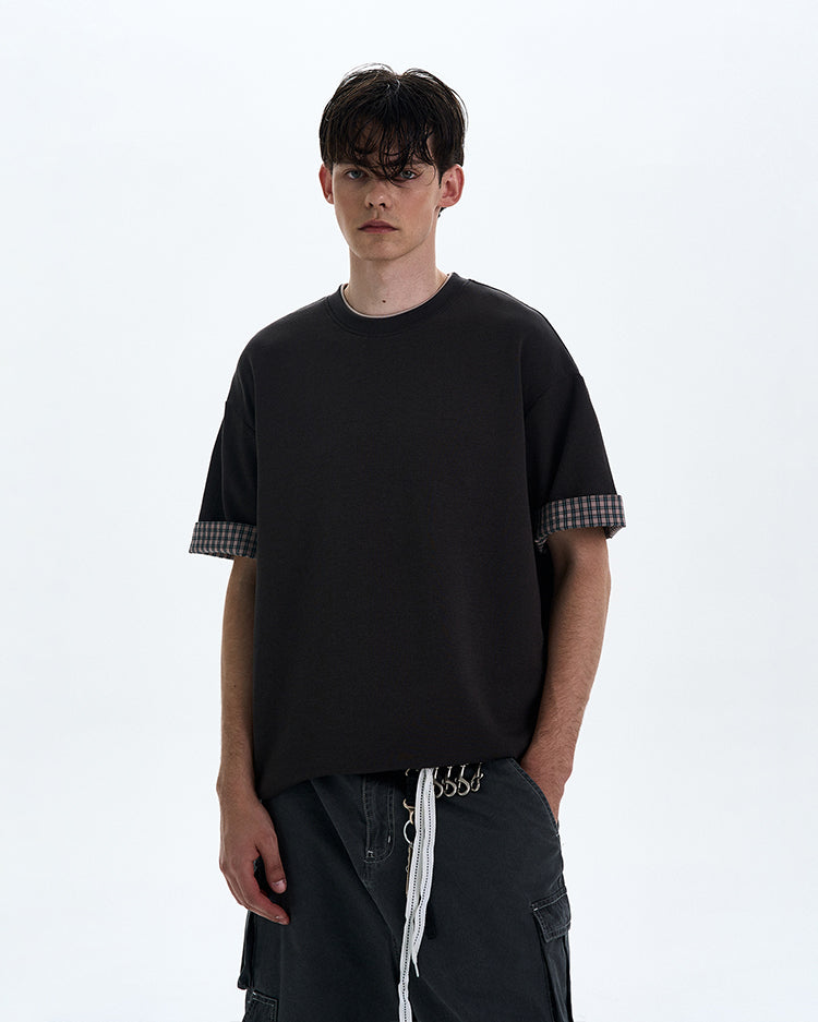 MADWITCH VINTAGE ROLLED HEM TEE #C1785C25