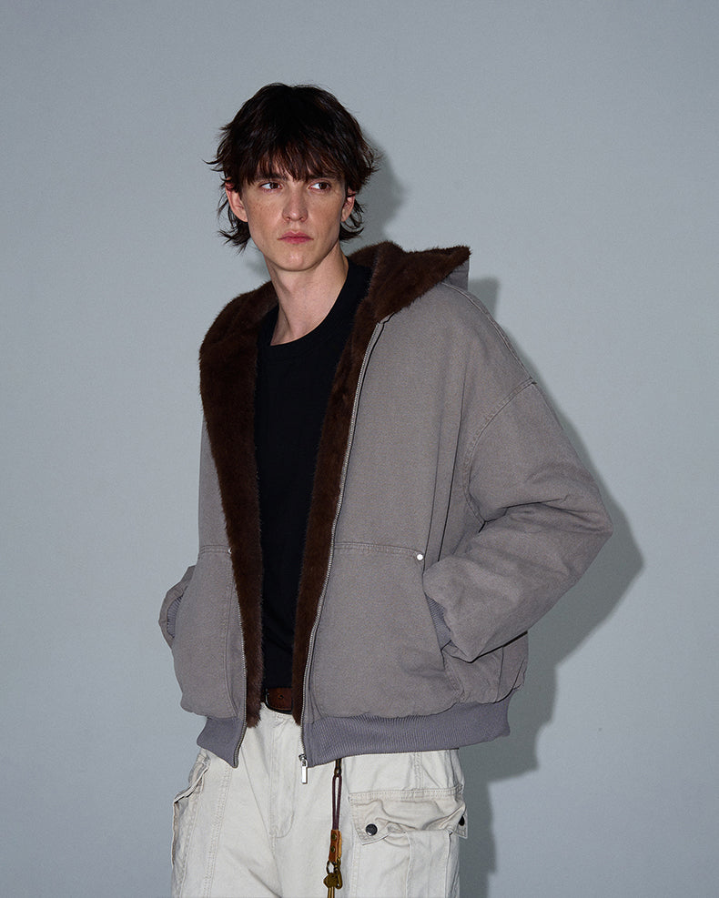 MADWITCH VINTAGE FLEECE LINED JACKET #SD06
