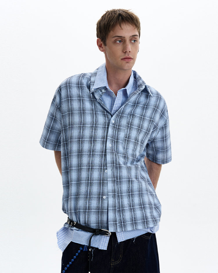 MADWITCH VINTAGE CHECK SHIRT #CR226