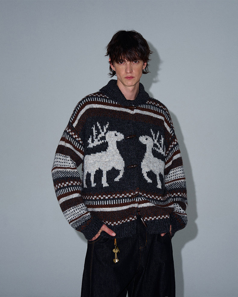 MADWITCH FAIR ISLE KNITTED SWEATER #72317