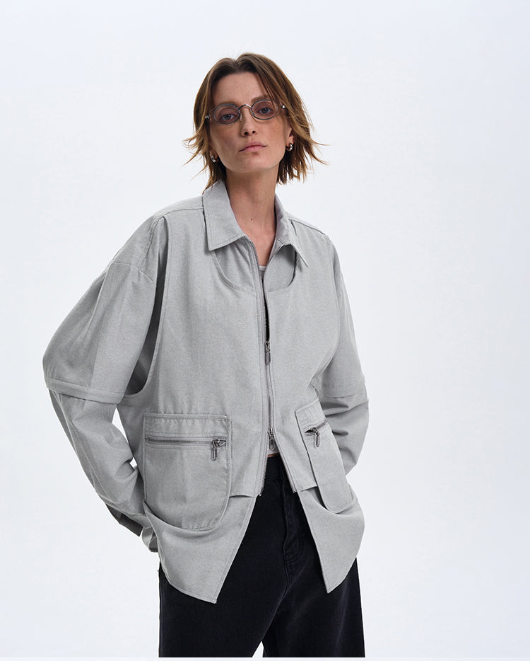 MADWITCH DECONSTRUCTED DESIGN JACKET #W218