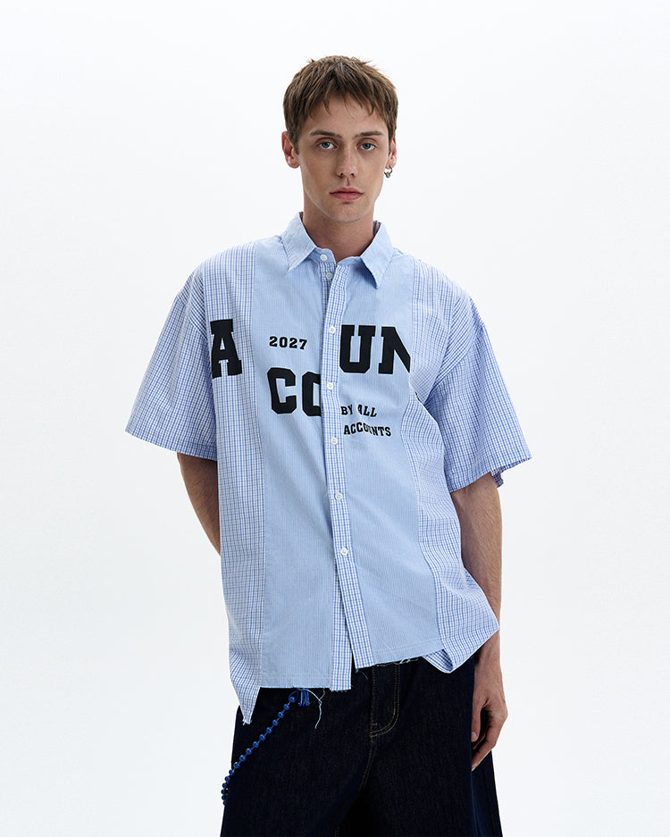 MADWIT RAW EDGE SHIRT #SS328