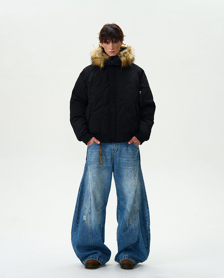 MADWITCH WINTER HOODED COAT #R9076