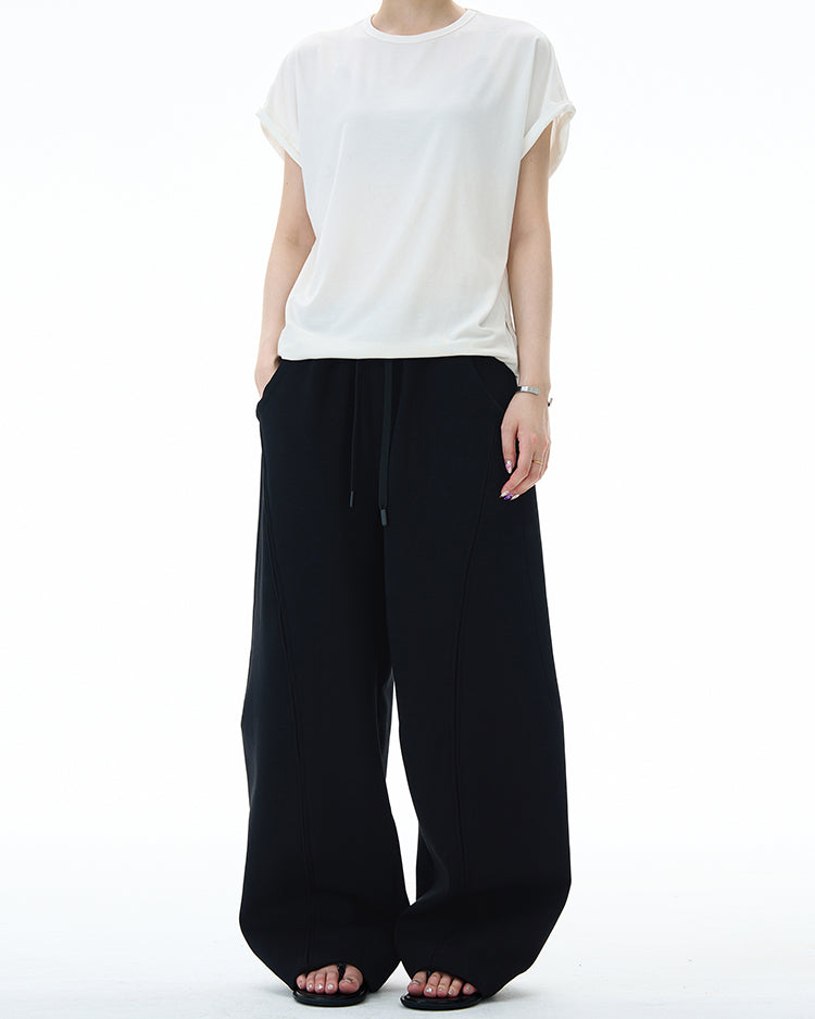 MADWITCH UNISEX DRAPEY STRUCTURED CASUAL PANTS #BNK171