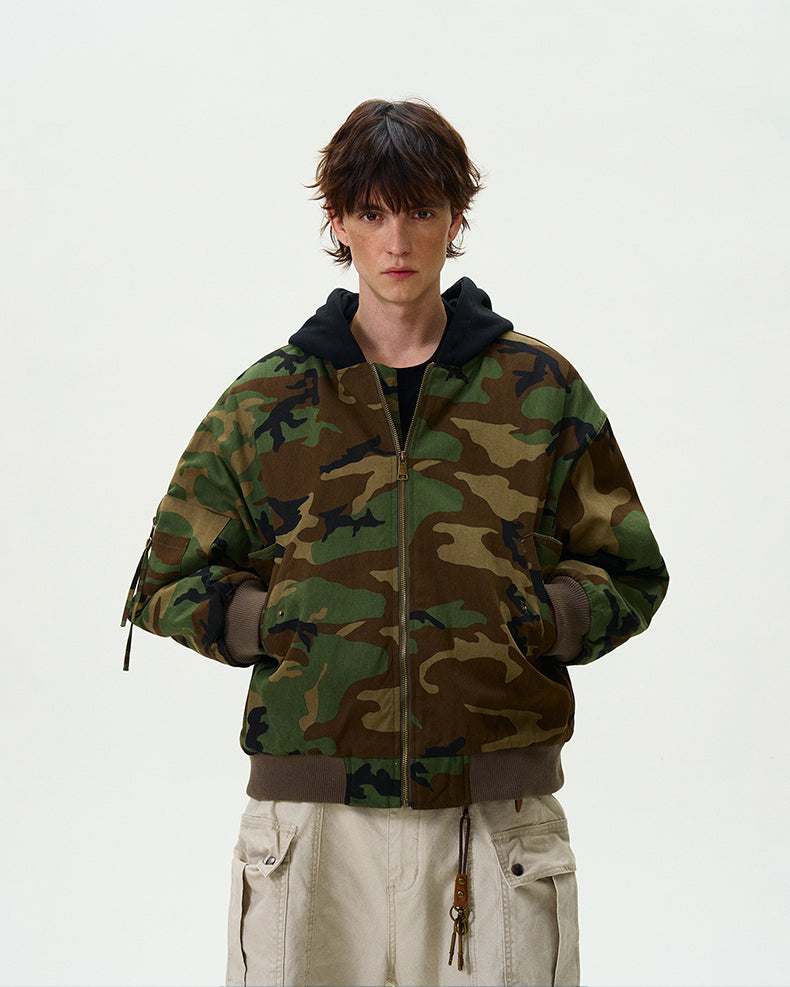 MADWITCH CAMO HOODED JACKET #L417