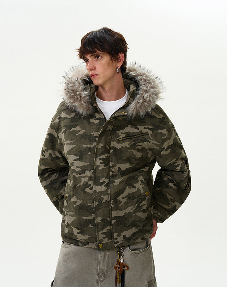 MADWITCH CAMO WORKWEAR COTTON JACKET #MY116