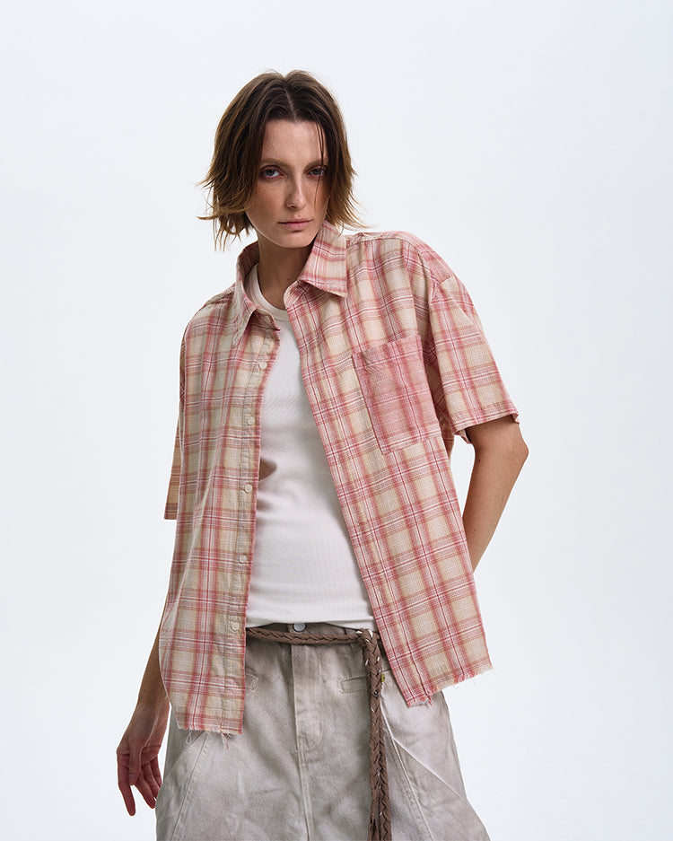 MADWITCH VINTAGE SHORT-SLEEVE SHIRT #C007