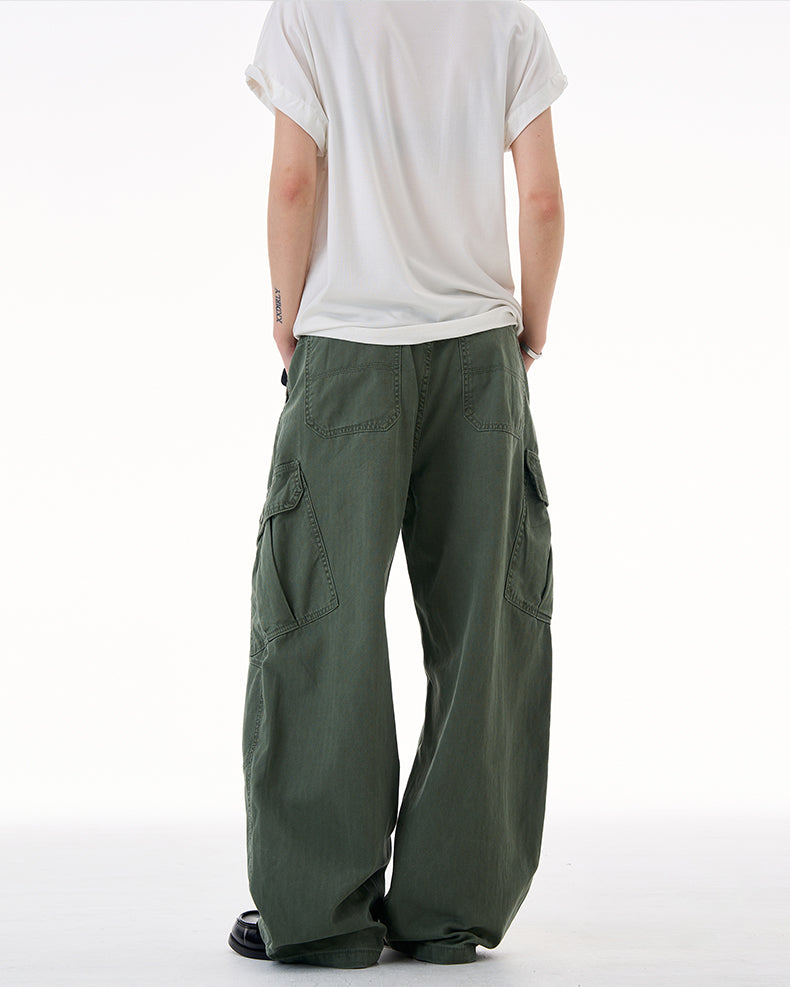 MADWITCH UTILITY RELAXED FIT PANTS #CK3557