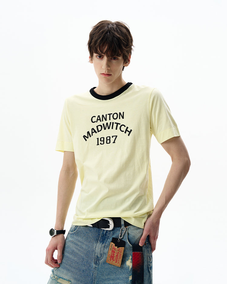 MADWITCH CREW NECK DROP SHOULDER TEE #MD4198