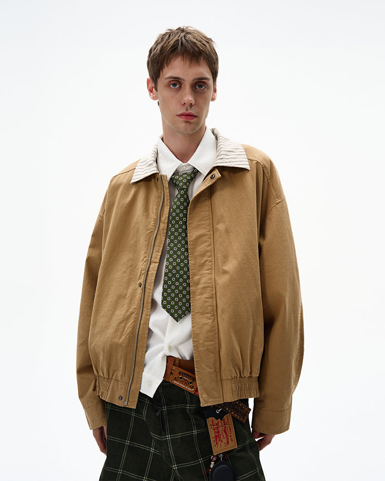 MADWITCH EARLY FALL CROPPED FLIGHT JACKET #UTU025