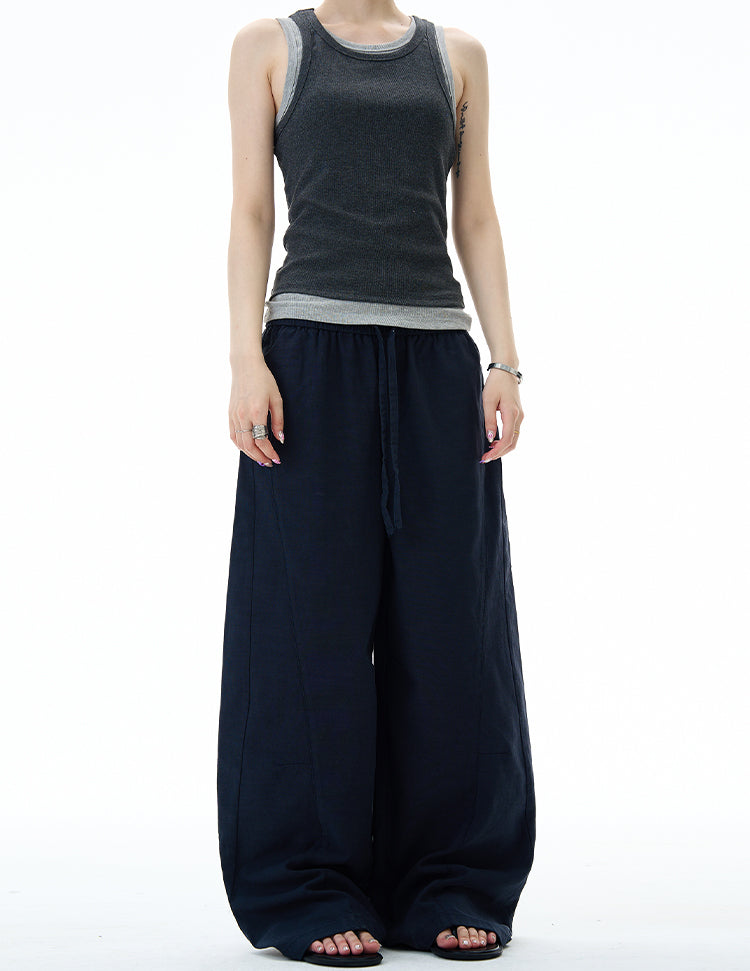 MADWITCH MINIMALIST WIDE LEG PANTS #DS2512