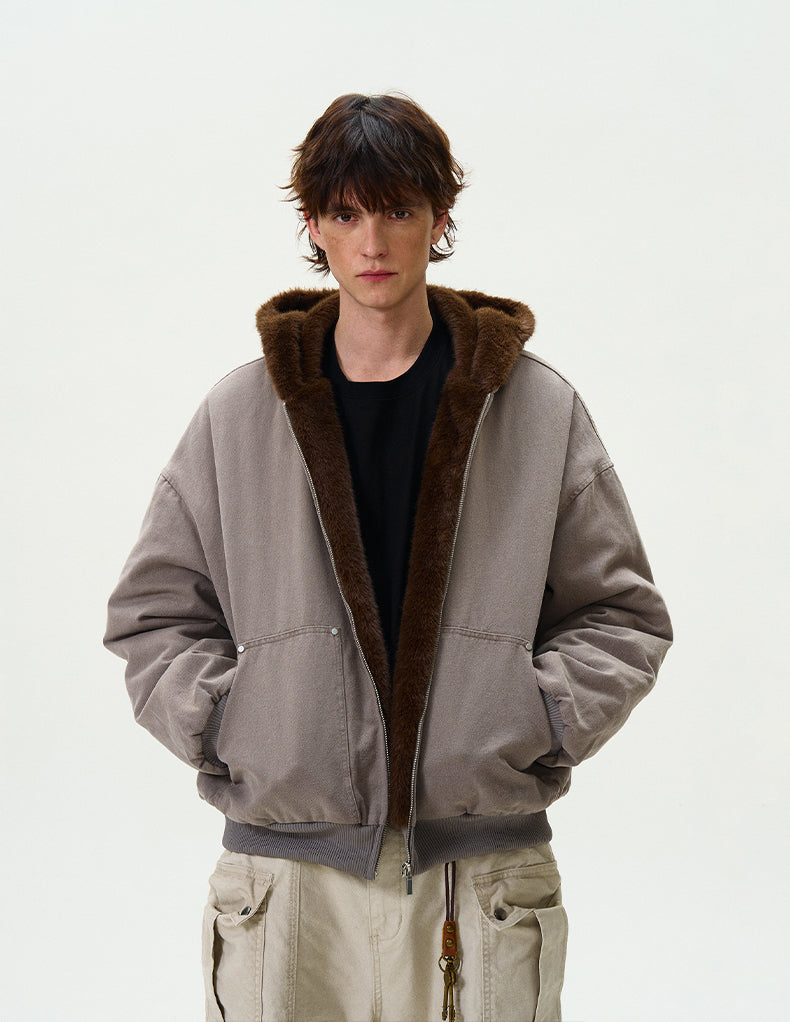 MADWITCH VINTAGE FLEECE LINED JACKET #SD06