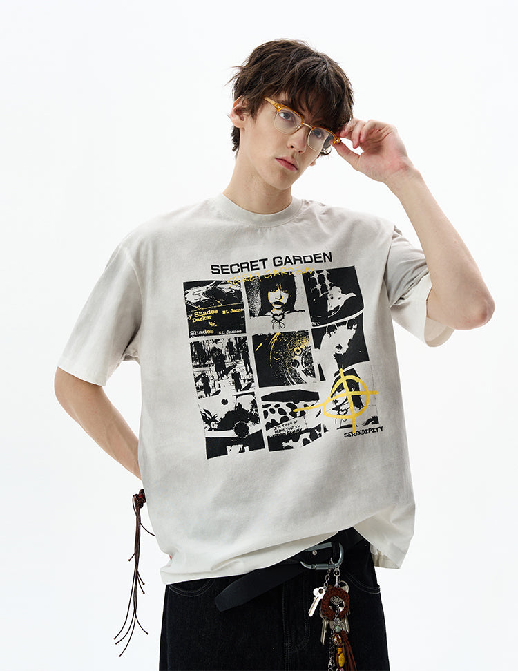 MADWITCH URBAN PRINTED TSHIRT #22640C25