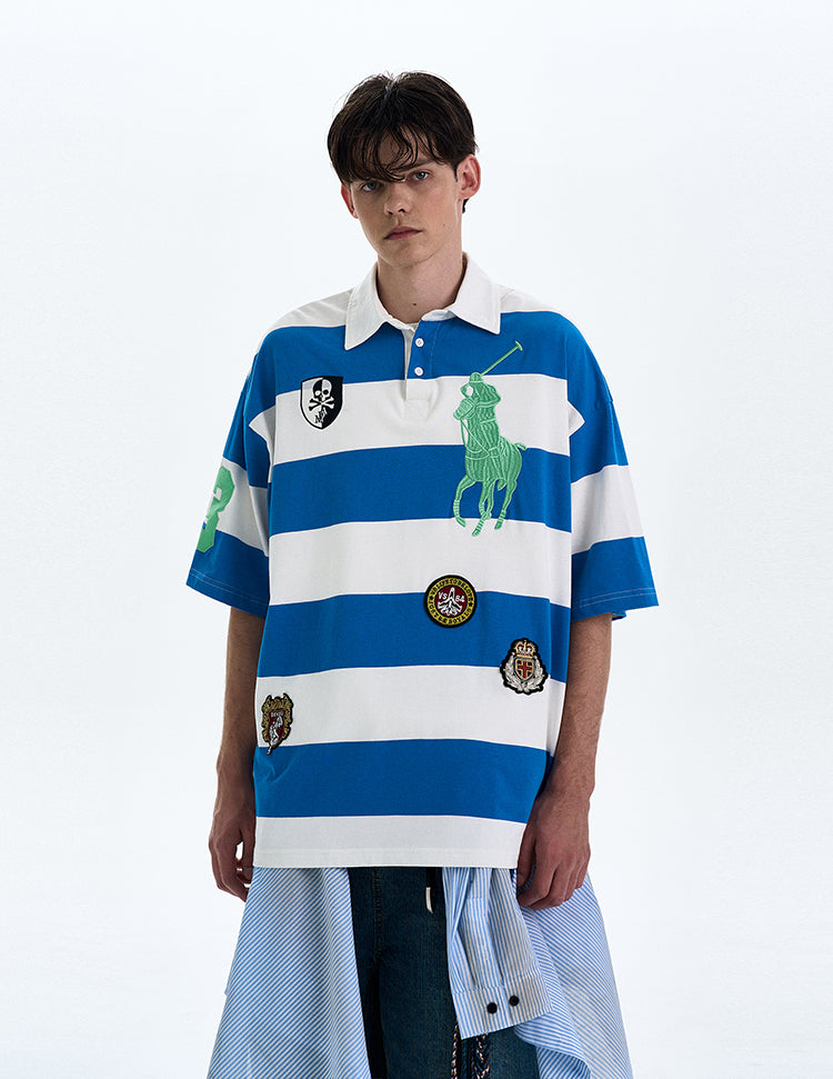 MADWITCH FUN EMBROIDERED SHORT SLEEVE TEE #MD4191