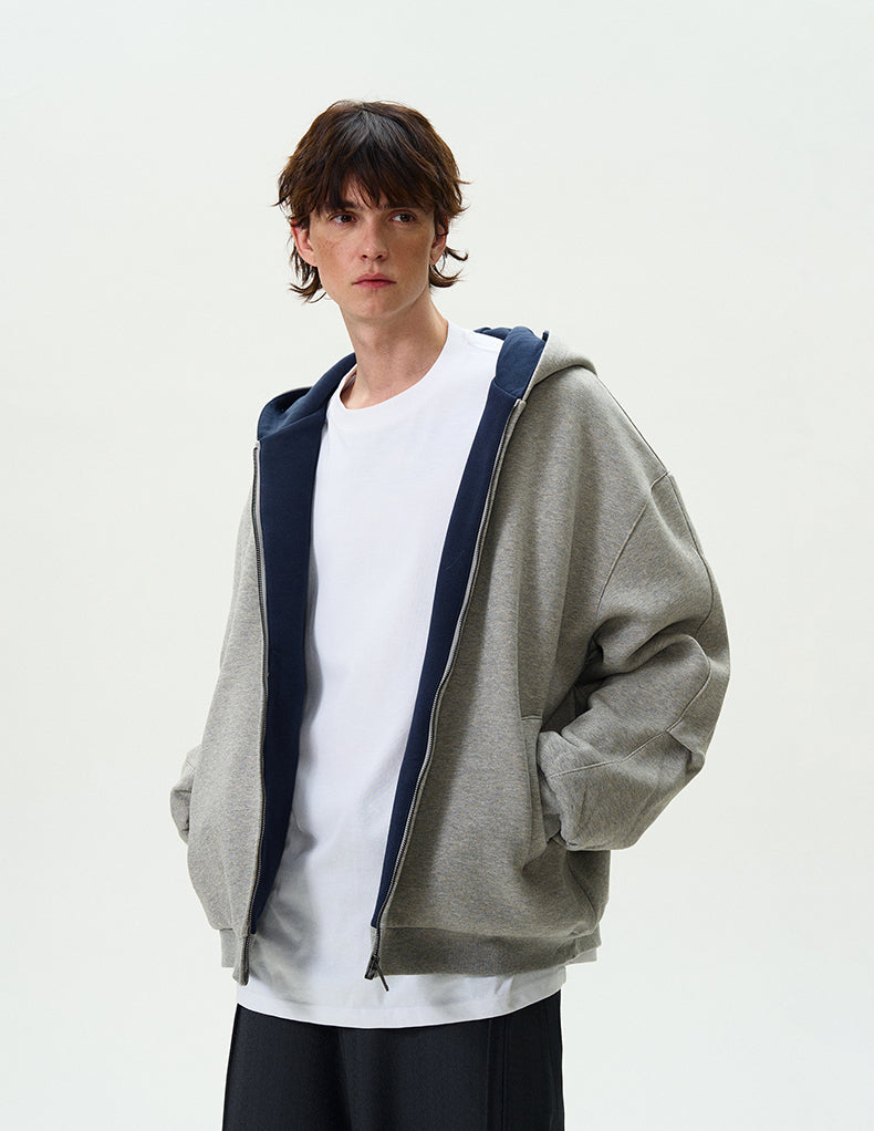 MADWITCH COLOR-BLOCK HOODED SWEATSHIRT #L582