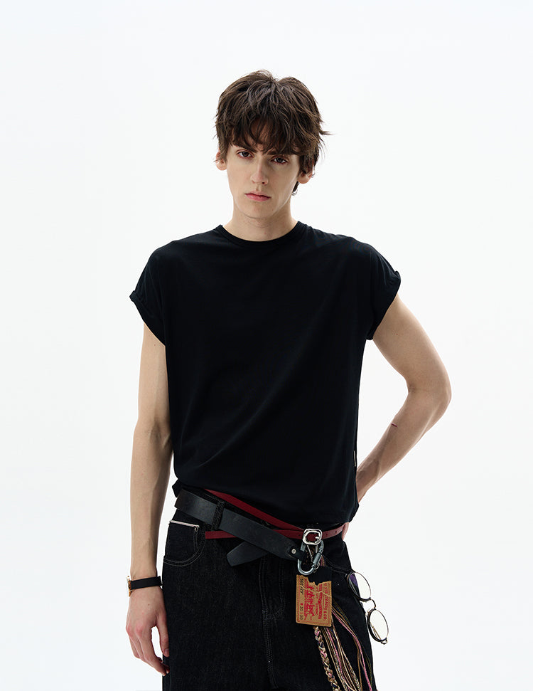 MADWITCH WING-SLEEVE STRUCTURED TEE #27342