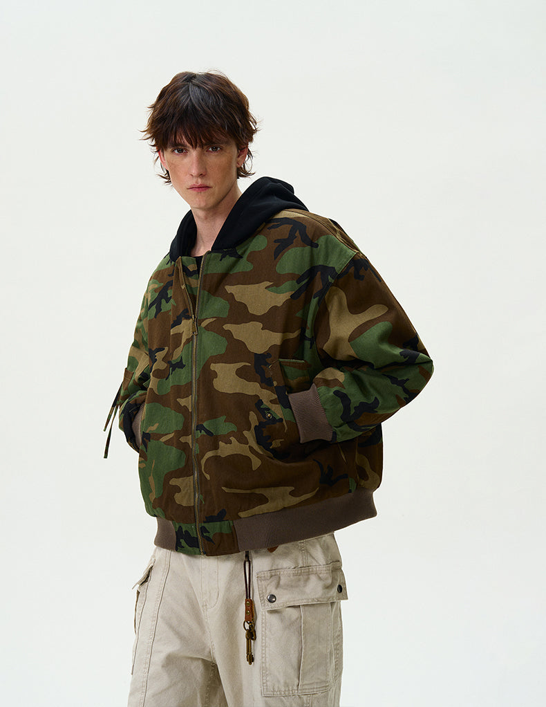 MADWITCH CAMO HOODED JACKET #L417