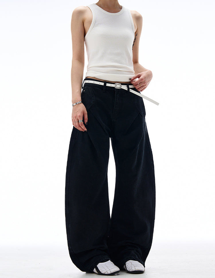 MADWITCH CLEANFIT PLEATED CARGO PANTS #AB1027