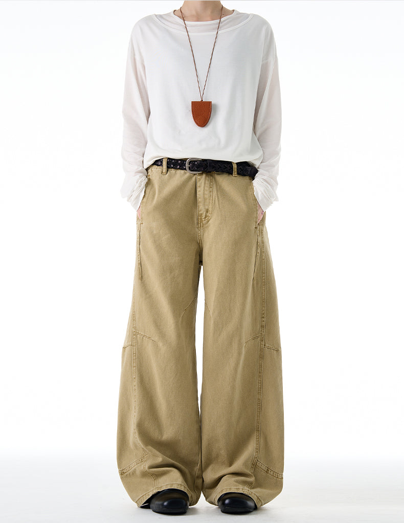 MADWITCH DISTRESSED WIDE LEG PANTS #CK3539