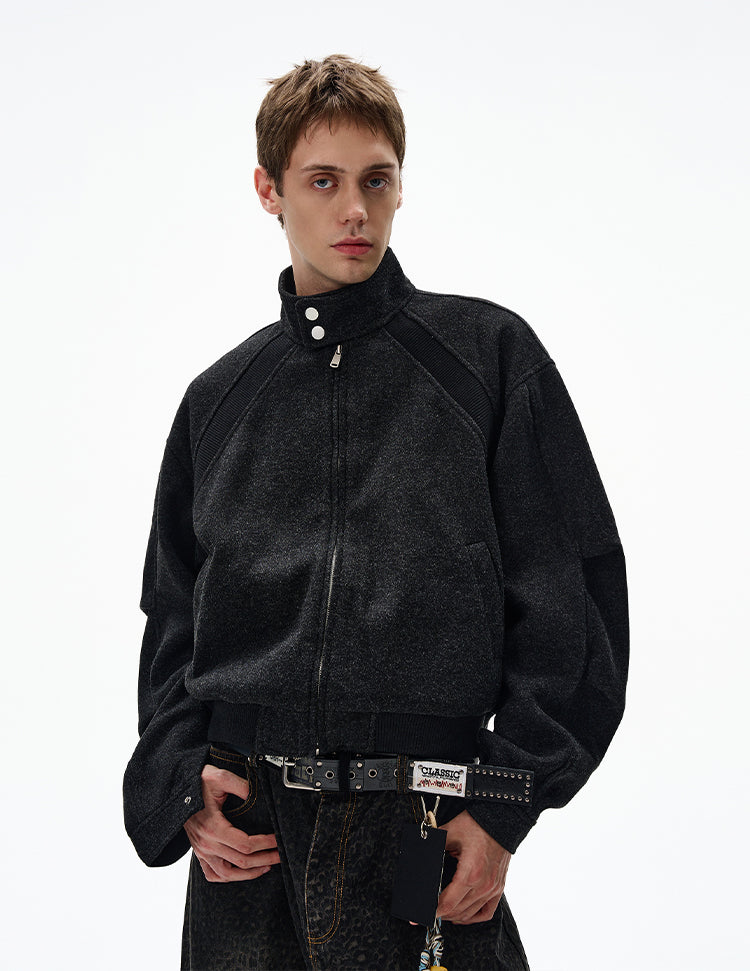 MADWITCH UNISEX VINTAGE MANDARIN COLLAR JACKET #6279