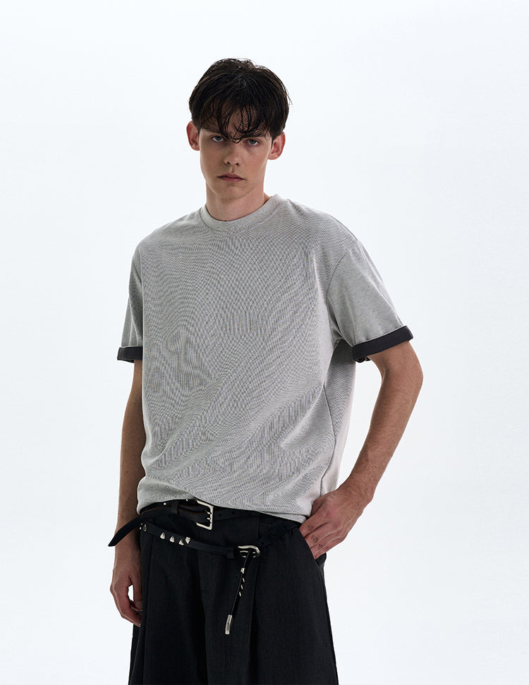MADWITCH COLOR BLOCK SHORT TEE #C1980C25