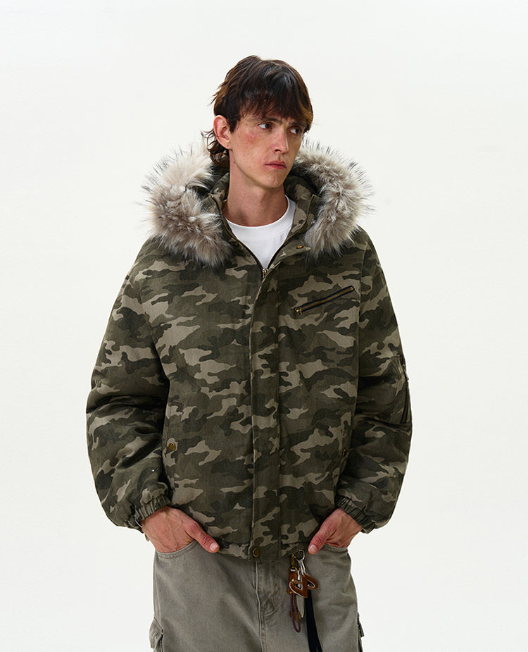 MADWITCH CAMO WORKWEAR COTTON JACKET #MY116