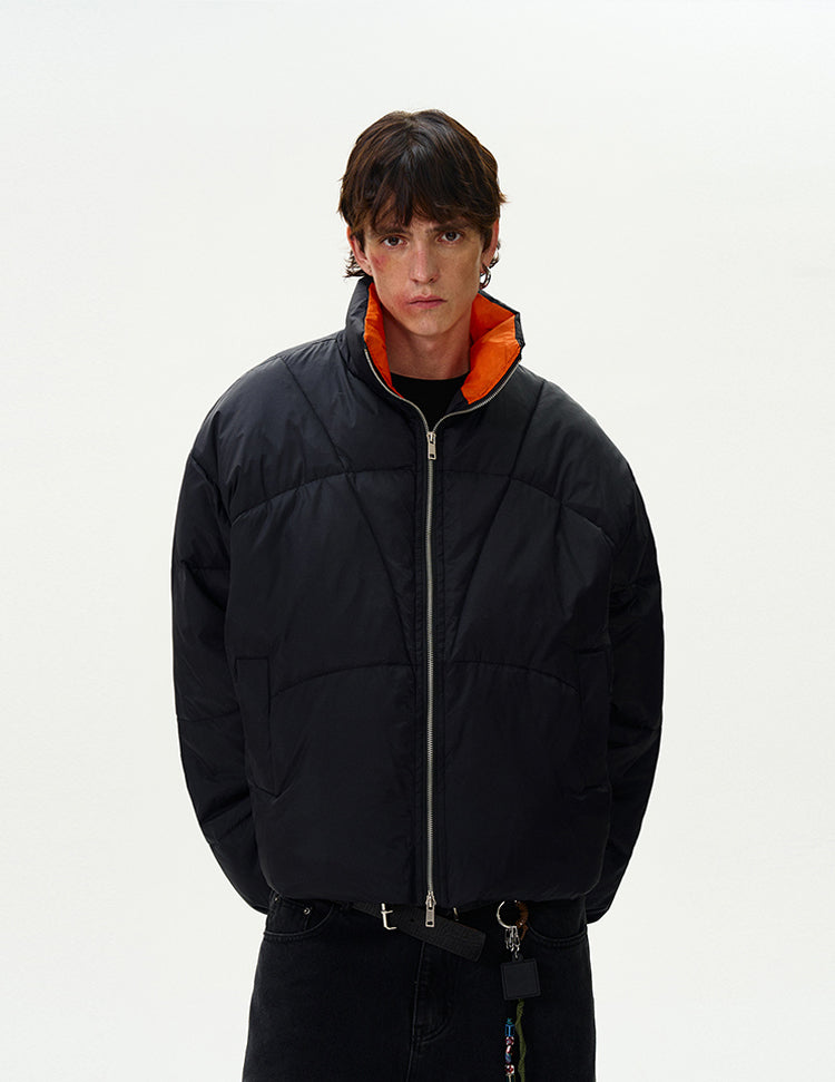 MADWITCH STAND COLLAR WARM PADDED JACKET #MY8895