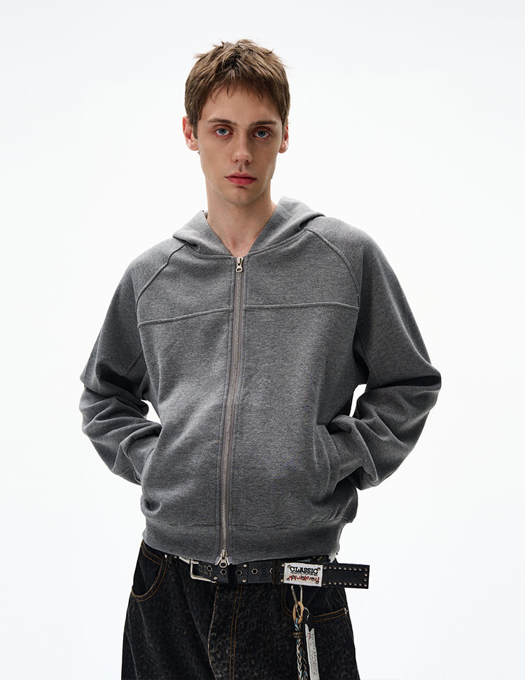 MADWITCH UNISEX HOODED CARDIGAN COAT #RH44