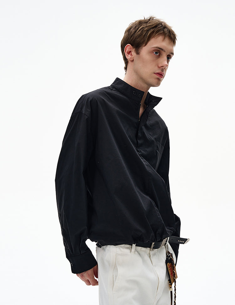 MADWITCH UNISEX HALF-ZIP PULLOVER SHIRT #C248Q25