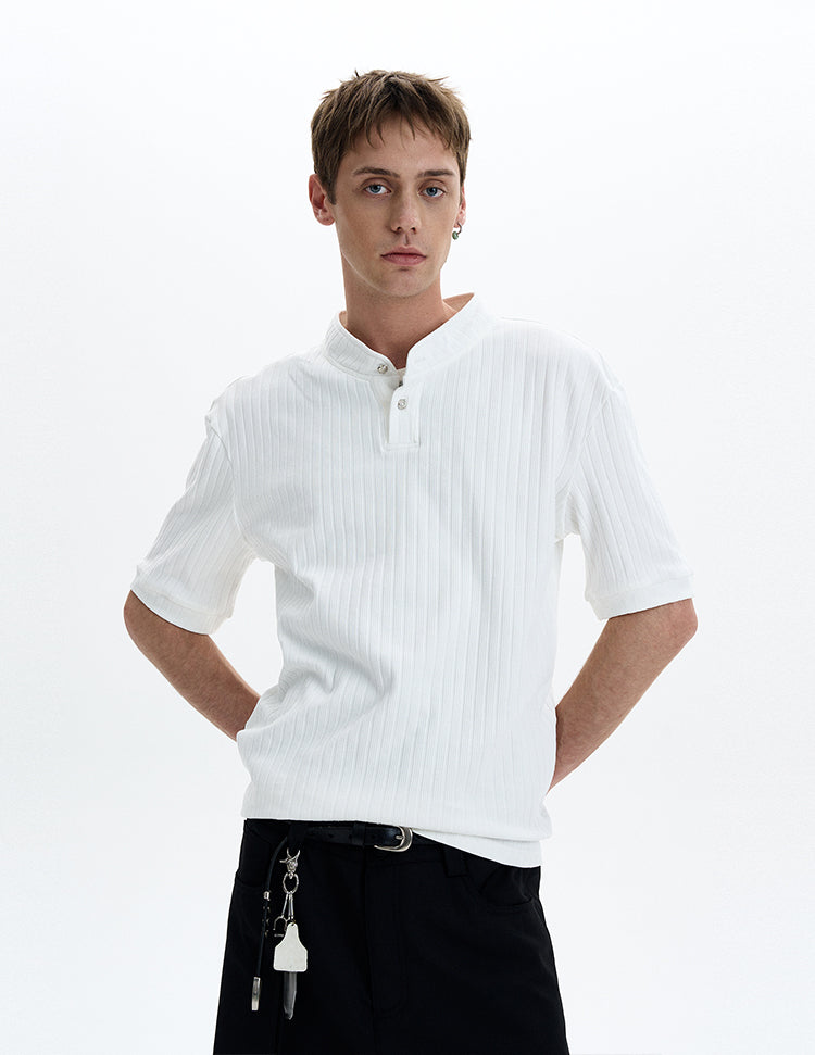 MADWITCH HENLEY NECK SHORT SLEEVE #G1343
