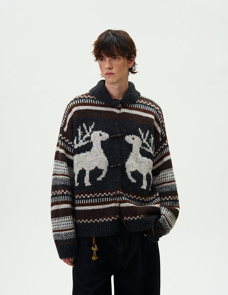 MADWITCH FAIR ISLE KNITTED SWEATER #72317