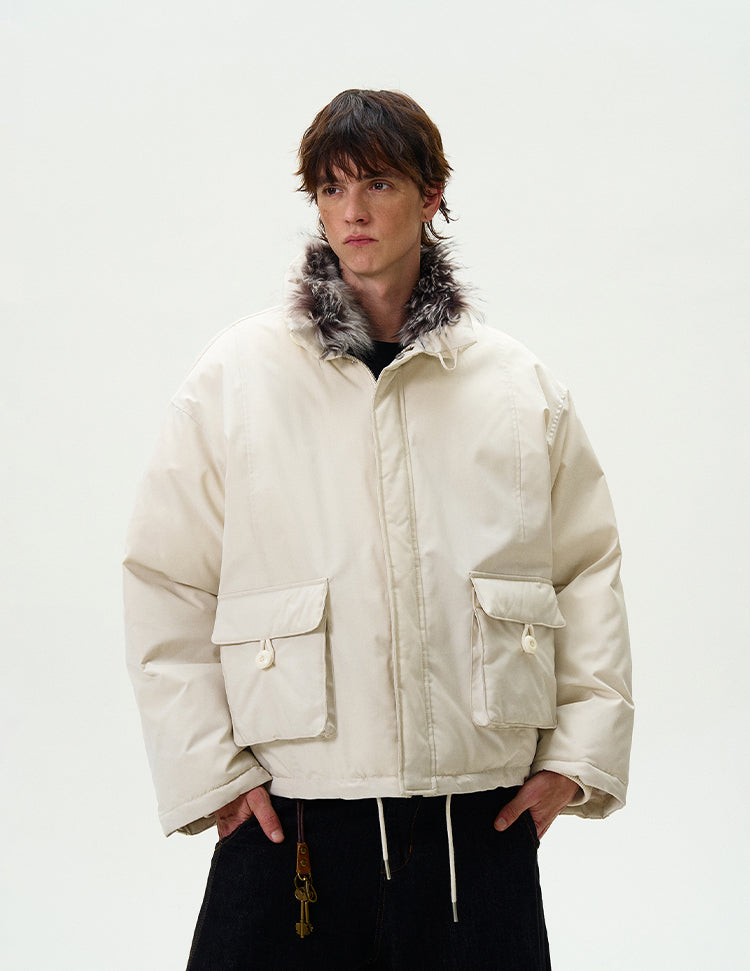 MADWITCH CROPPED UTILITY PUFFER JACKET #L315Q24