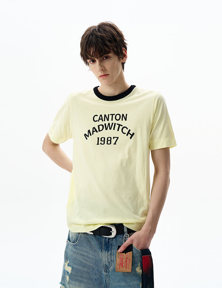 MADWITCH CREW NECK DROP SHOULDER TEE #MD4198