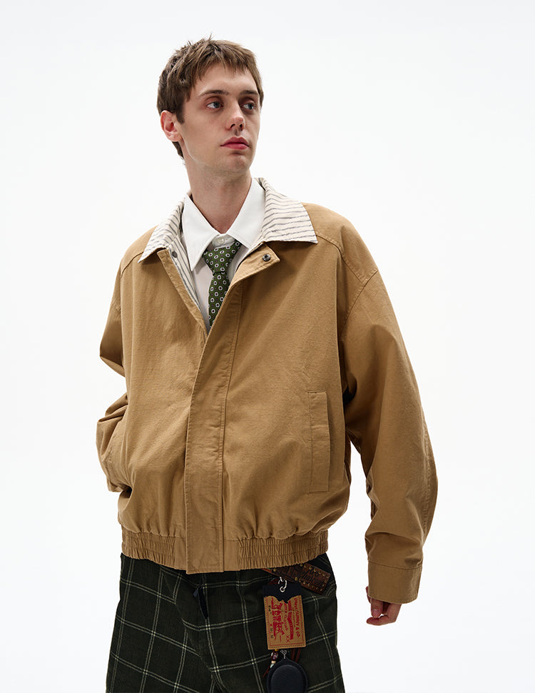 MADWITCH EARLY FALL CROPPED FLIGHT JACKET #UTU025