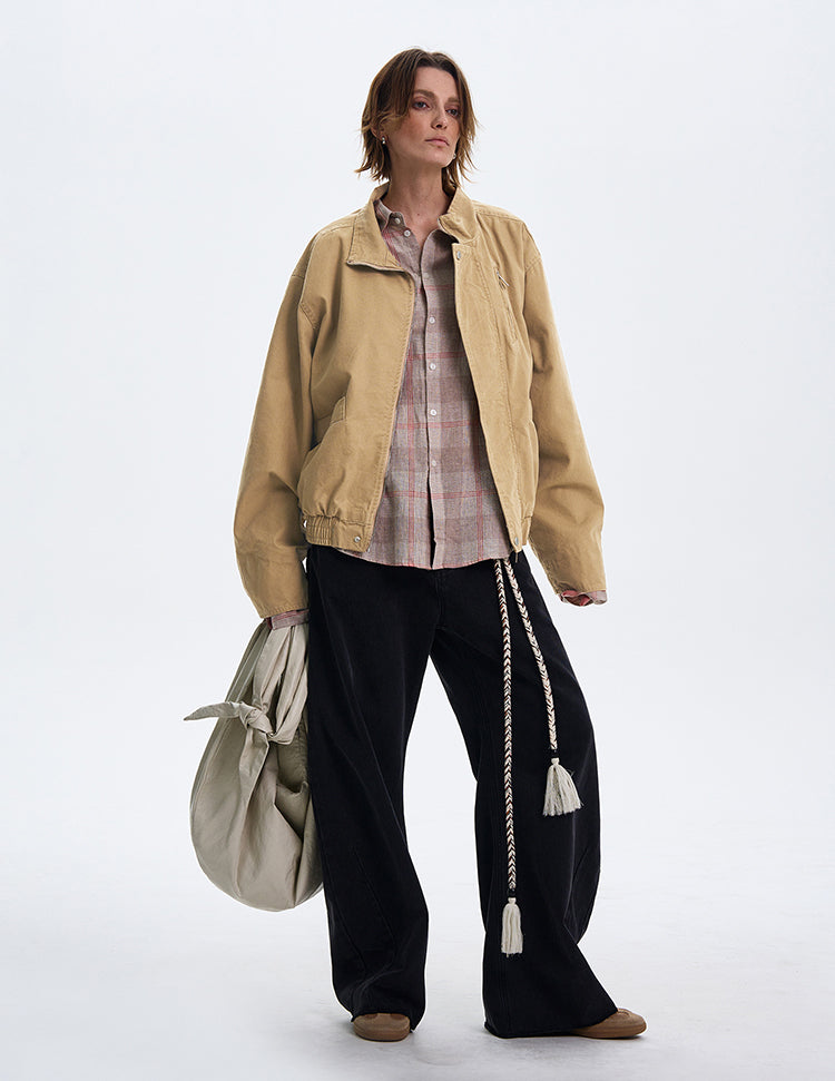MADWITCH CROPPED AIR FORCE JACKET #171-1
