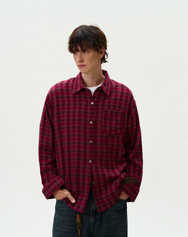 MADWITCH RED COTTON SHIRT #8926