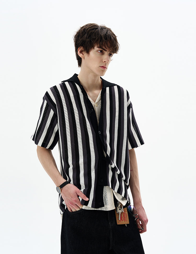 MADWITCH CROCHET KNIT TSHIRT #MFY222