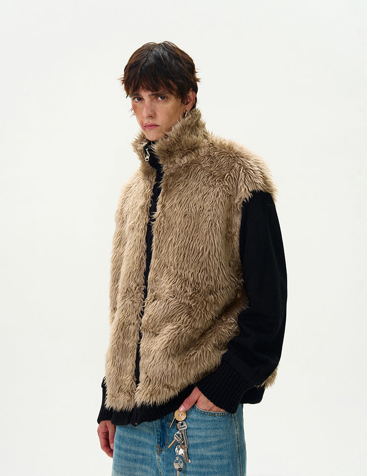 MADWITCH HEAVYWEIGHT KNIT COTTON JACKET #C178