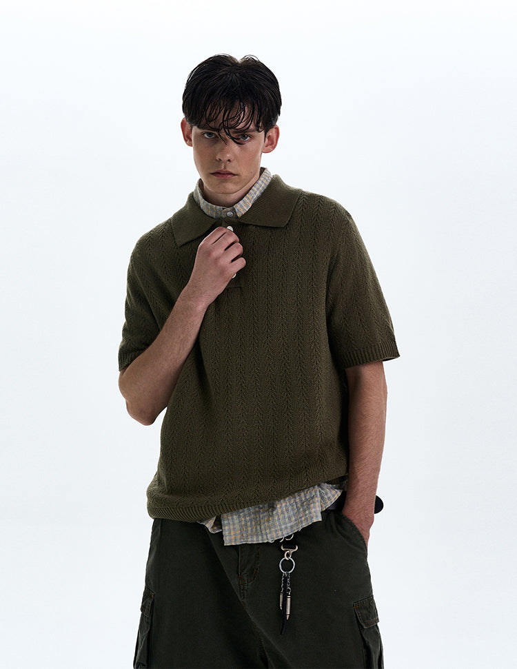 MADWITCH KNITTED SHORT SLEEVES #BN81