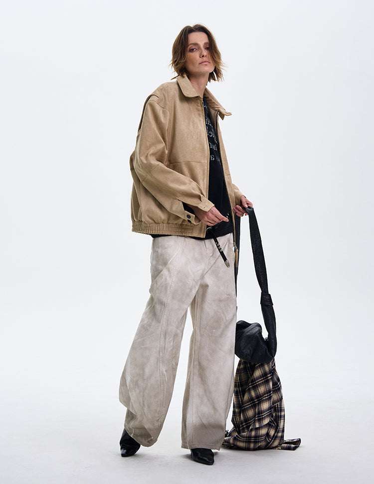MADWITCH OLD MONEY STYLE PLUSH JACKET #L810