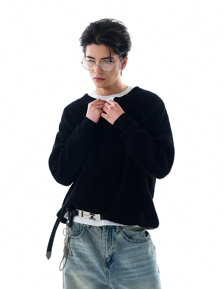 MADWITCH LOOSE KNIT SWEATER #MFY213